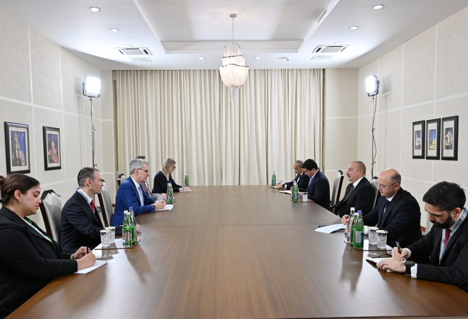 Präsident Aliyev: Aserbaidschan arbeitet seit vielen Jahren mit den USA im Energiebereich eng zusammen