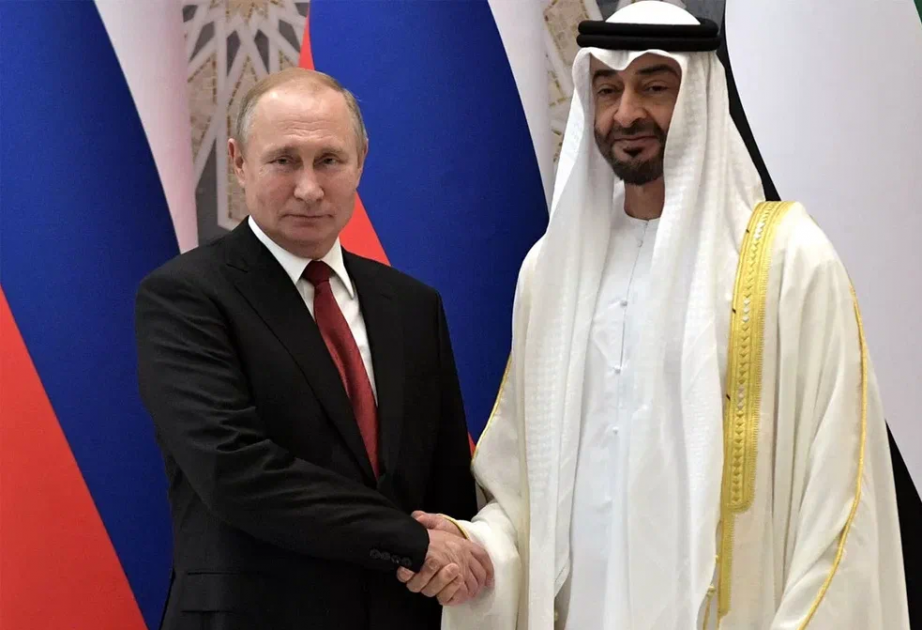 俄罗斯总统与阿联酋总统举行会谈