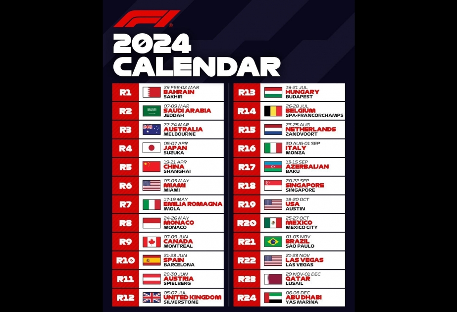 Formule 1 : La date du Grand Prix d’Azerbaïdjan 2024 annoncée