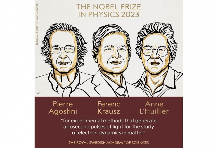 Physik-Nobelpreis 2023 geht an Pierre Agostini, Ferenc Krausz und Anne L'Huillier