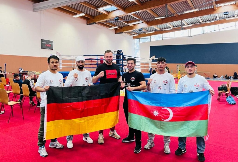 Azərbaycanlı boksçular Almaniyada uğurla çıxış ediblər