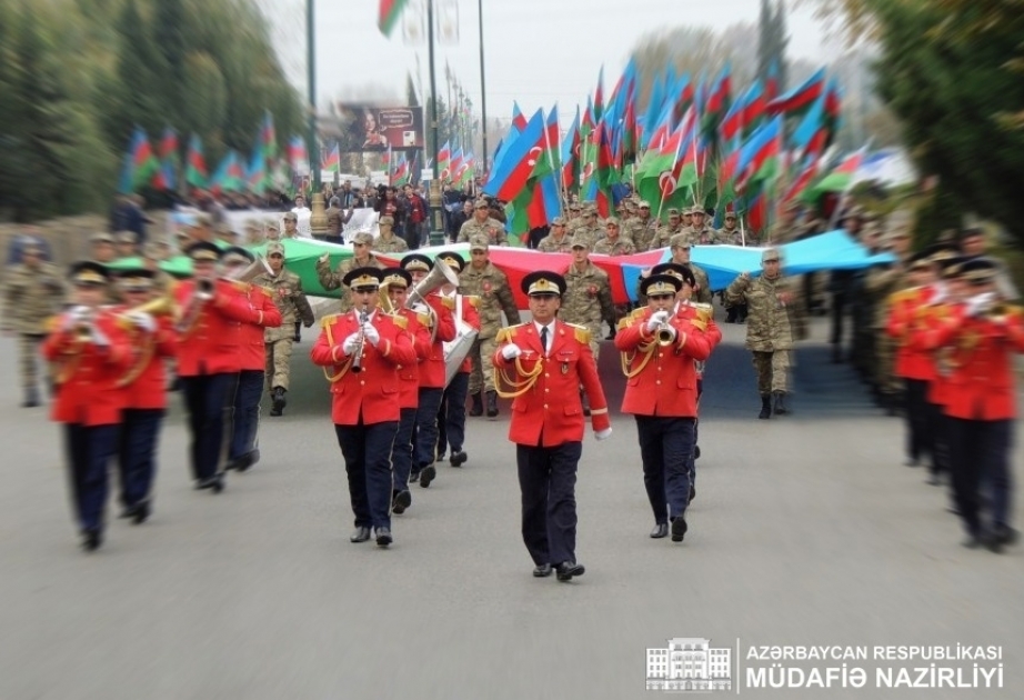Con motivo del Día de la Victoria en las calles y avenidas de la capital de Azerbaiyán se organizarán marchas de militares acompañados por bandas militares