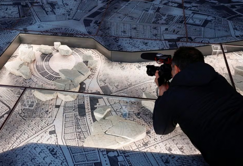 В музее нового Рима вновь появляется монументальная древняя карта