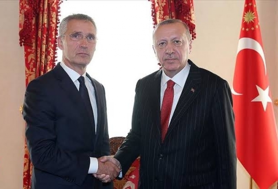 土耳其总统与北约秘书长讨论全球和地区问题