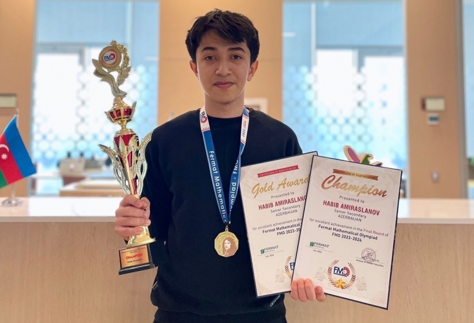 ADA School student wins gold in Fermat Math Olympiad in Vietnam