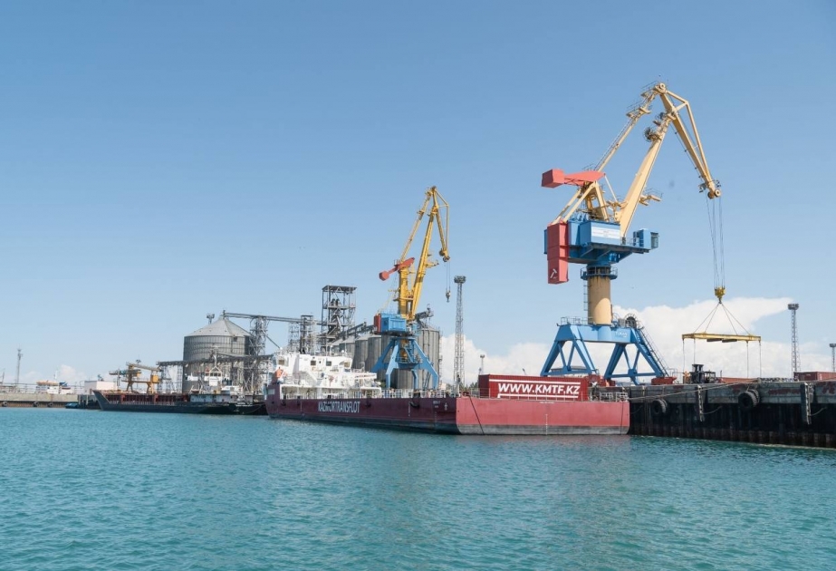 Грузооборот порта Актау увеличился в январе на 12,7 процента