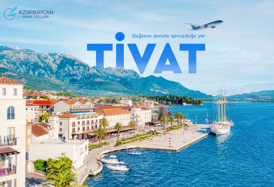 AZAL lanza la venta de billetes para vuelos a Tivat
