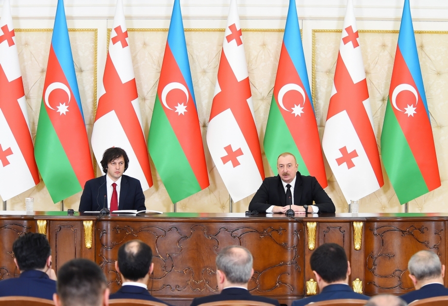 Präsident Ilham Aliyev: Aserbaidschan und Georgien sind heute wichtige Länder für Eurasien