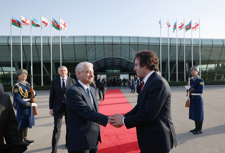 格鲁吉亚总理结束对阿塞拜疆的正式访问