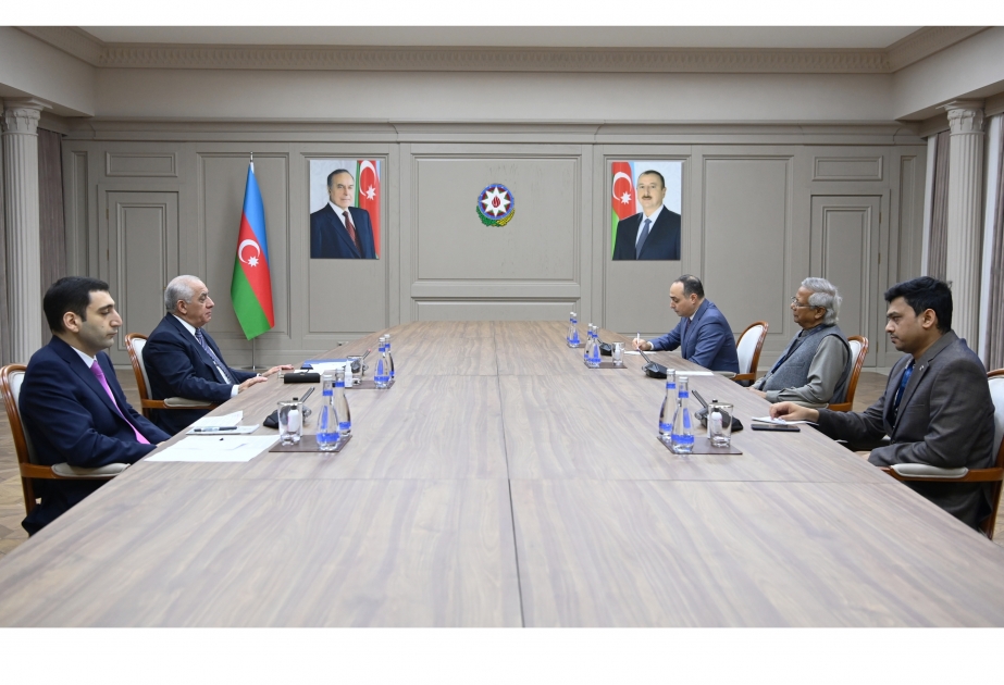 Azerbaijan`s Prime Minister meets with Nobel peace laureate Muhammad Yunus
