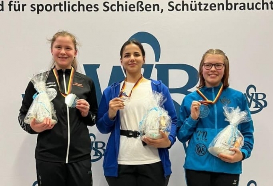 Aserbaidschanische Schützin feiert ihr zweites Gold bei Turnier in Deutschland