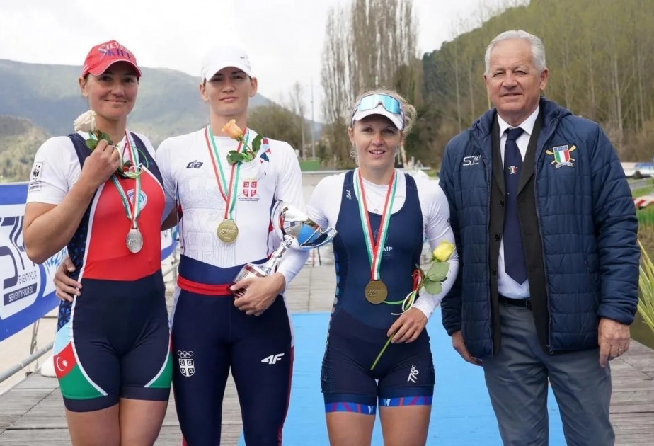 Azerbaijani female rower clinches silver in Memorial Paolo d'Aloja Regatta
