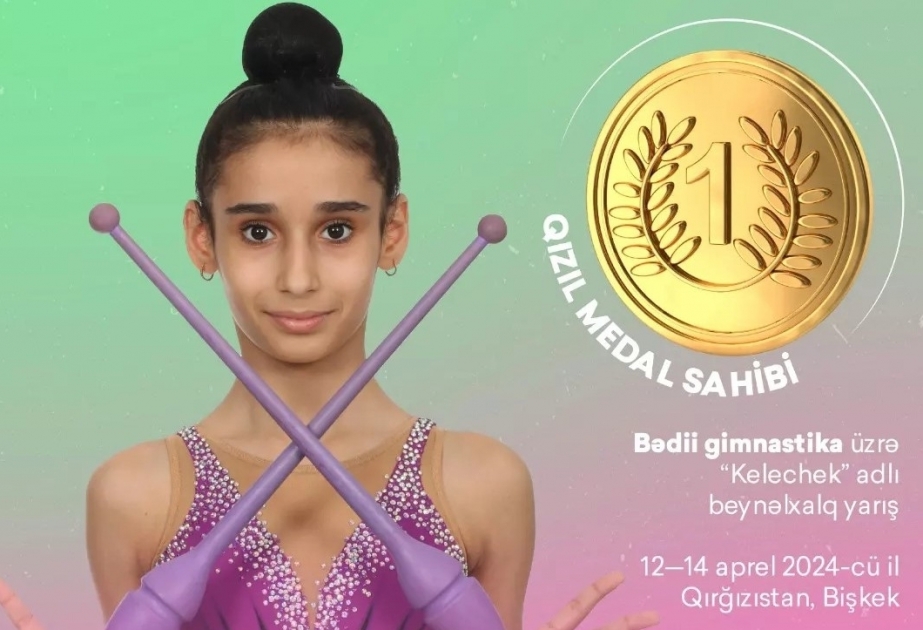 Azerbaijani female gymnasts claim seven golds in Bishkek tournament