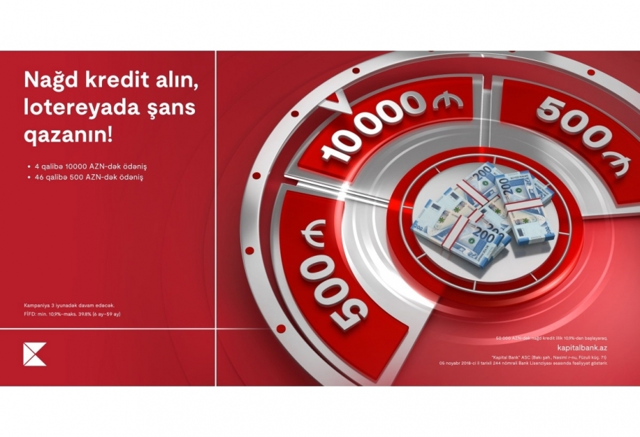 ®  Kapital Bank introduces exciting “50 gün 50 hədiyyə” (“50 days 50 gifts”) lottery