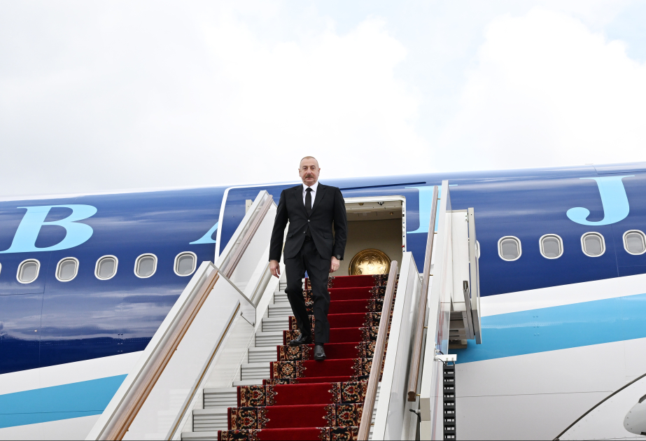 Президент Азербайджана Ильхам Алиев прибыл с рабочим визитом в Россию ВИДЕО