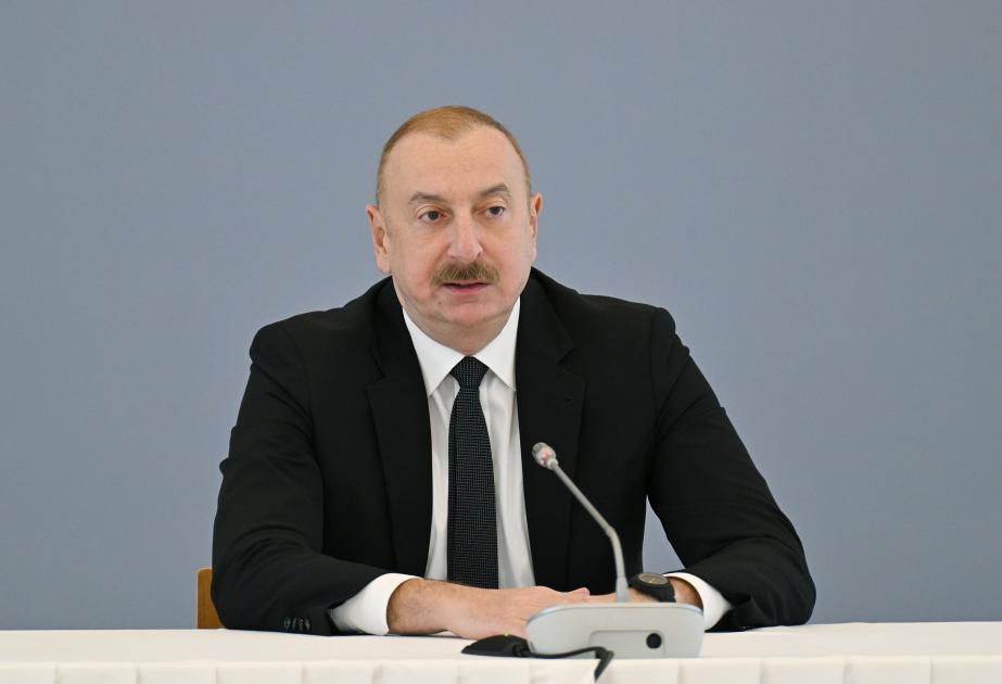 President: Azerbaijan has a very close partnership relationship with all countries that are members of Eurasian Union except Armenia VIDEO