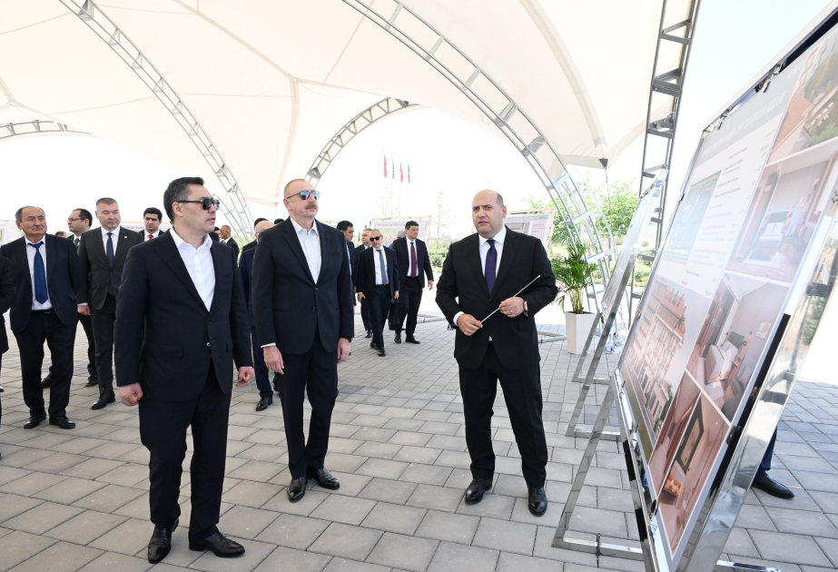 Les présidents azerbaïdjanais et kirghiz se déplacent à Aghdam  MIS A JOUR