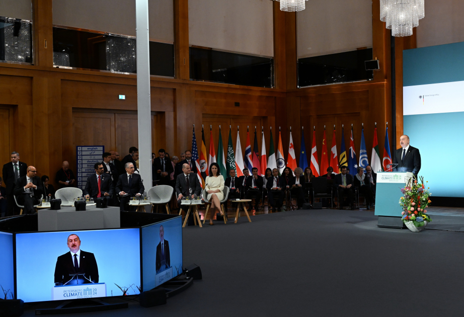 President Ilham Aliyev participated in the High Level Segment of the 15th Petersberg Climate Dialogue