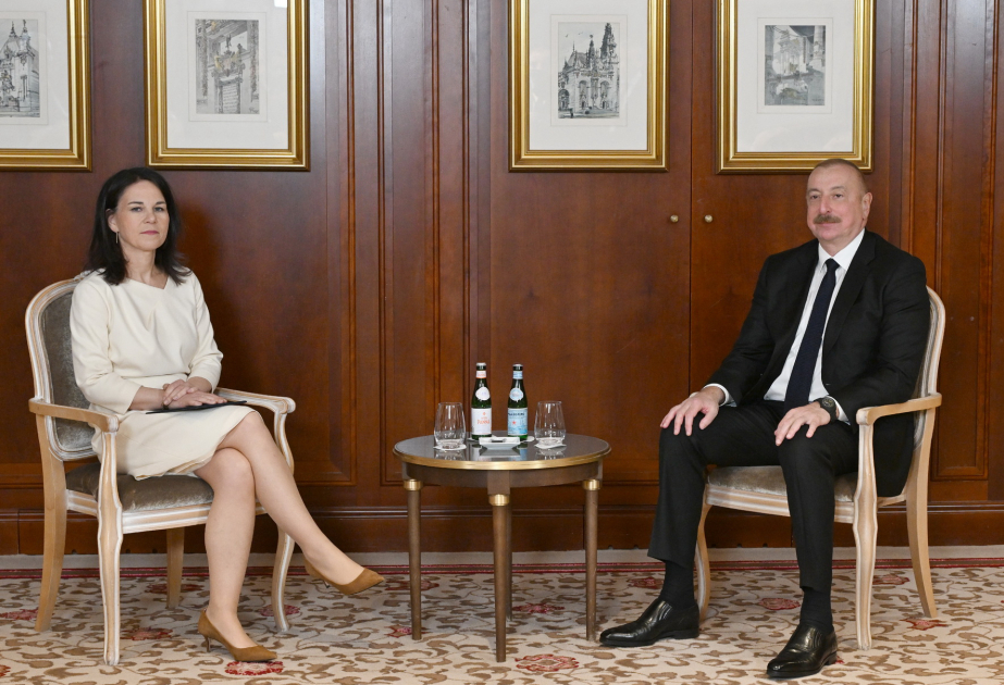 Le président azerbaïdjanais rencontre la ministre allemande des Affaires étrangères à Berlin VIDEO