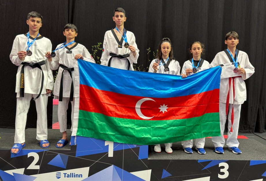 Azerbaijani taekwondo fighters shine at Presidents Cup Europe G2, taking six medals