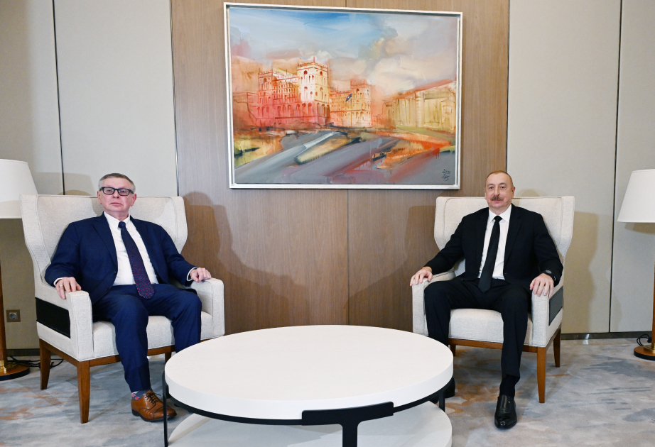 الرئيس إلهام علييف يلتقي بالأمين العام المساعد الحالي لسيادة القانون والمؤسسات الأمنية للأمم المتحدة