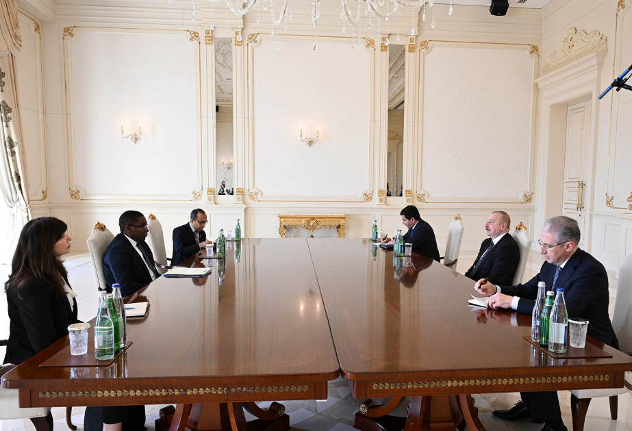 الرئيس إلهام علييف يلتقي المستشار الخاص للأمين العام للأمم المتحدة (محدث)