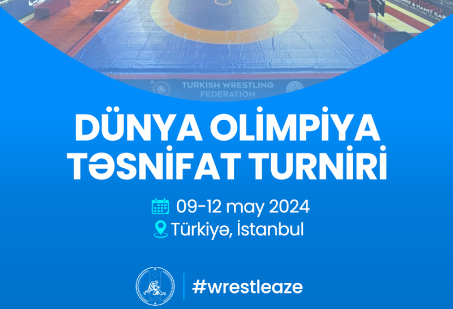 Nueve luchadores azerbaiyanos competirán en el Clasificatorio Olímpico Mundial de Estambul
