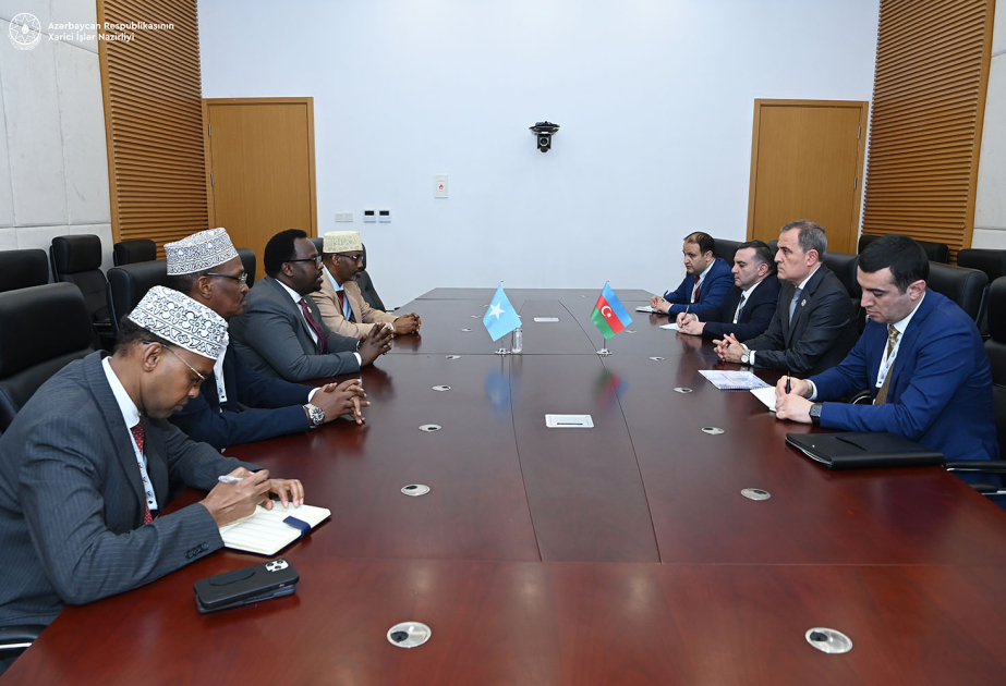 وزير الخارجية الأذربيجاني يلتقي بنظيره الصومالي في غامبيا