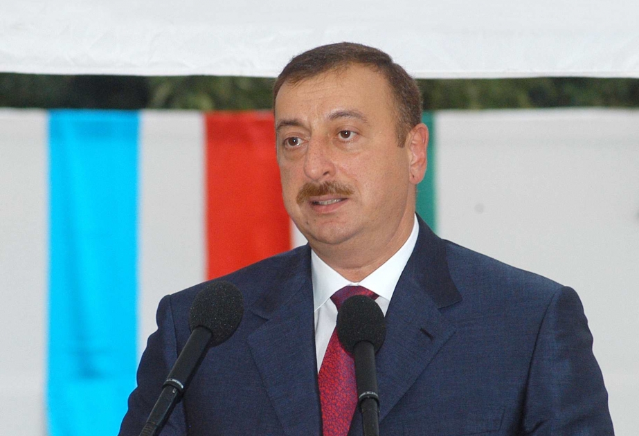 BAKIDA BEYNƏLXALQ MUĞAM MƏRKƏZİNİN TƏMƏLİ QOYULMUŞDUR  AZƏRBAYCAN PREZİDENTİ İLHAM ƏLİYEV MƏRASİMDƏ İŞTİRAK ETMİŞDİR