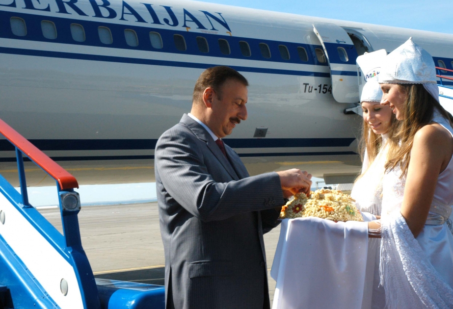 KAZAN HAVA LİMANINDA QARŞILANMA