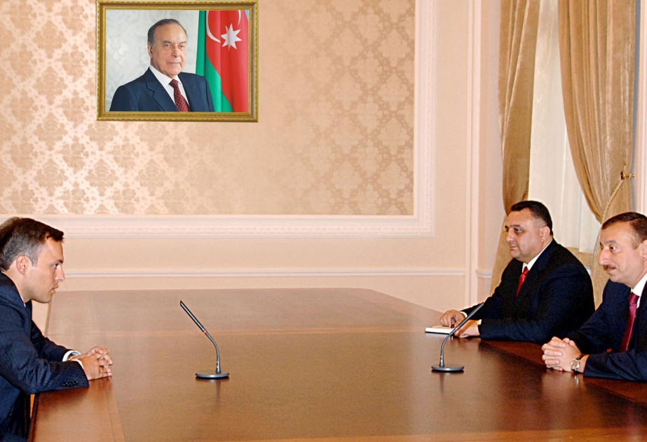 AZƏRBAYCAN PREZİDENTİ İLHAM ƏLİYEV GÜRCÜSTANIN KƏŞFİYYAT DEPARTAMENTİNİN SƏDRİ BATU KUTELİYANI QƏBUL ETMİŞDİR