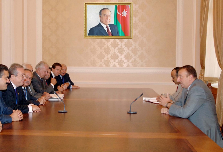 AZƏRBAYCAN PREZİDENTİ İLHAM ƏLİYEV TÜRKİYƏNİN MƏRMƏRƏ QRUPU VƏQFİNİN SƏDRİ AKKAN SUVERİN BAŞÇILIQ ETDİYİ NÜMAYƏNDƏ HEYƏTİNİ QƏBUL ETMİŞDİR