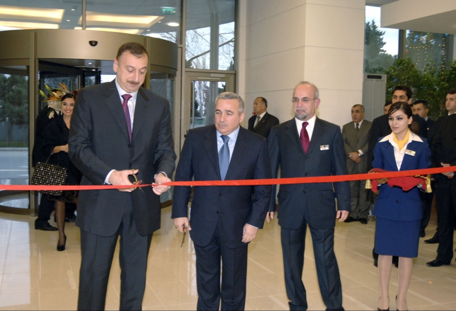 “İSR HOLDİNQ” ŞİRKƏTLƏR QRUPUNA DAXİL OLAN “PARK İNN AZƏRBAYCAN” MEHMANXANASININ TƏNTƏNƏLİ AÇILIŞ MƏRASİMİ AZƏRBAYCAN PREZİDENTİ İLHAM ƏLİYEV MƏRASİMDƏ İŞTİRAK ETMİŞDİR