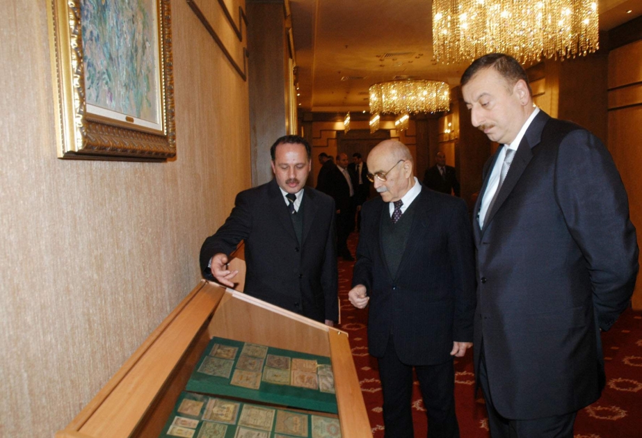 AZƏRBAYCANIN YENİ MANATININ TƏQDİMAT MƏRASİMİ AZƏRBAYCAN PREZİDENTİ İLHAM ƏLİYEV MƏRASİMDƏ İŞTİRAK ETMİŞDİR