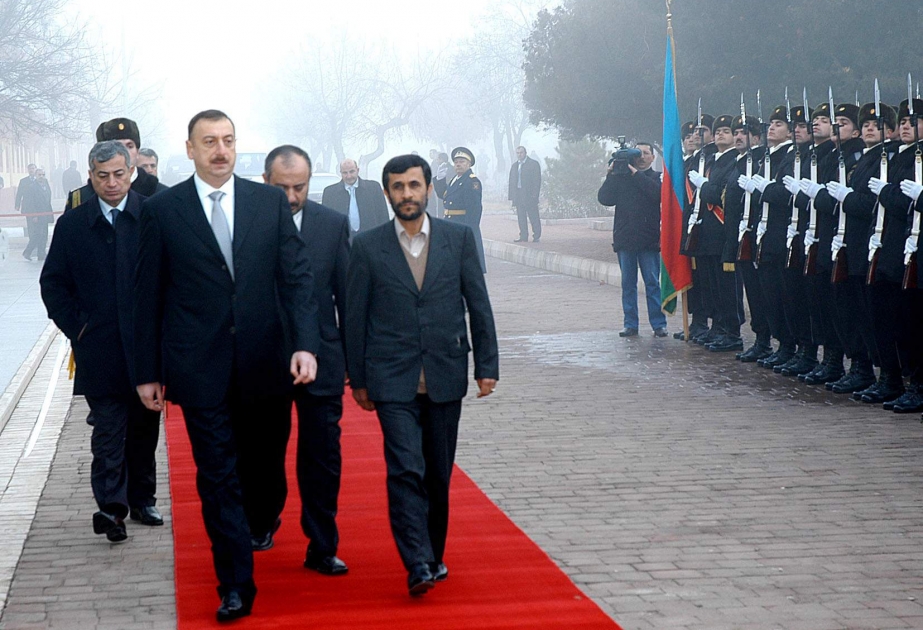 İRAN PREZİDENTİ MAHMUD ƏHMƏDİNEJAD NAXÇIVANA GƏLMİŞDİR