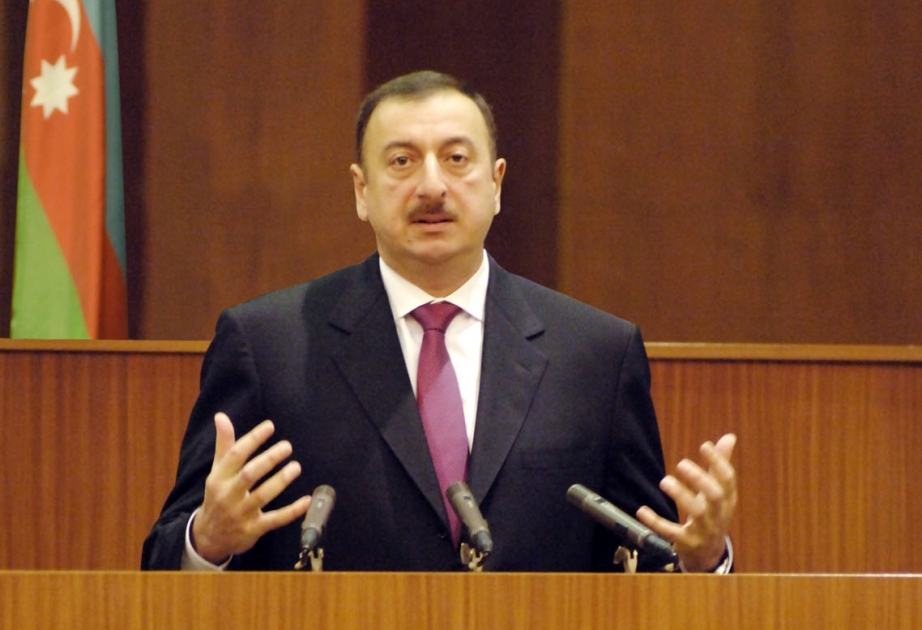 AZƏRBAYCAN PREZİDENTİ İLHAM ƏLİYEVİN NİTQİ