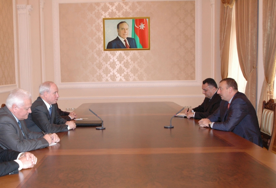 AZƏRBAYCAN PREZİDENTİ İLHAM ƏLİYEV RUSİYANIN XARİCİ KƏŞFİYYAT XİDMƏTİNİN DİREKTORU SERGEY LEBEDEVİ QƏBUL ETMİŞDİR