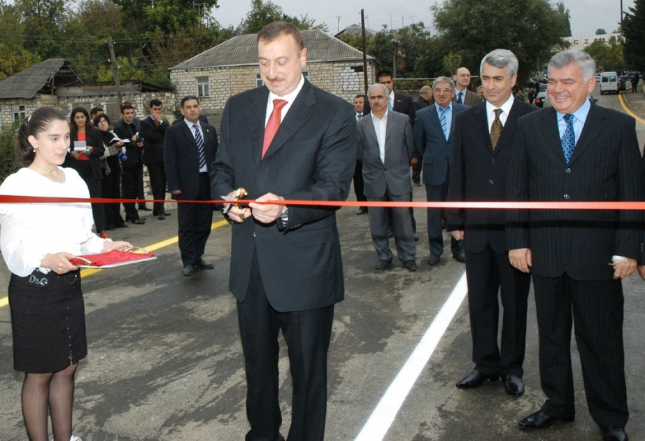 QAZAX ŞƏHƏRİNDƏ KÖRPÜNÜN AÇILIŞI
