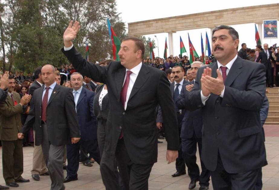 AZƏRBAYCAN PREZİDENTİ İLHAM ƏLİYEVİN KÜRDƏMİR VƏ SABİRABAD RAYONLARINA SƏFƏRİ