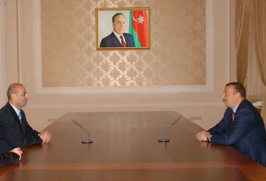 AZƏRBAYCAN PREZİDENTİ İLHAM ƏLİYEV RUSİYA PREZİDENTİNİN BEYNƏLXALQ ENERGETİKA MƏSƏLƏLƏRİ ÜZRƏ XÜSUSİ NÜMAYƏNDƏSİ İQOR YUSUPOVU QƏBUL ETMİŞDİR