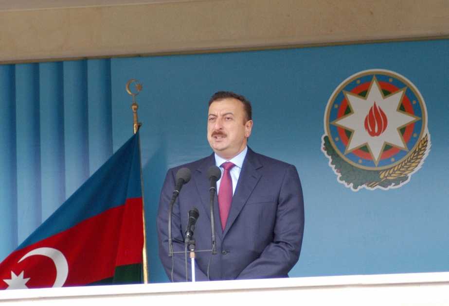 AZƏRBAYCAN PREZİDENTİ, SİLAHLI QÜVVƏLƏRİN ALİ BAŞKOMANDANI İLHAM ƏLİYEVİN XÜSUSİ DÖVLƏT MÜHAFİZƏ XİDMƏTİNİN ŞƏXSİ HEYƏTİ İLƏ GÖRÜŞÜ