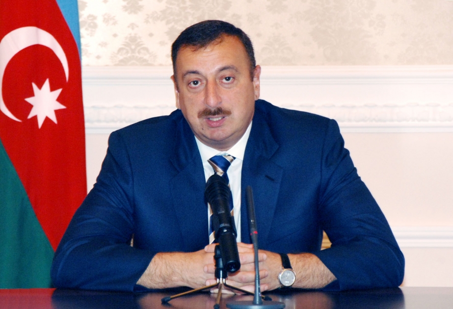 AZƏRBAYCAN PREZİDENTİ İLHAM ƏLİYEV BAKIDA KEÇİRİLƏN BEYNƏLXALQ KONFRANSIN İŞTİRAKÇILARINI QƏBUL ETMİŞDİR