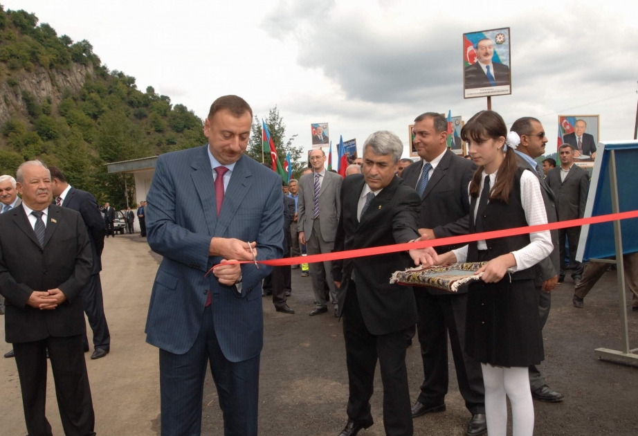 AZƏRBAYCAN PREZİDENTİ İLHAM ƏLİYEVİN RESPUBLİKANIN CƏNUB BÖLGƏSİNƏ SƏFƏRİ  LƏNKƏRAN-LERİK AVTOMOBİL YOLUNUN AÇILIŞI