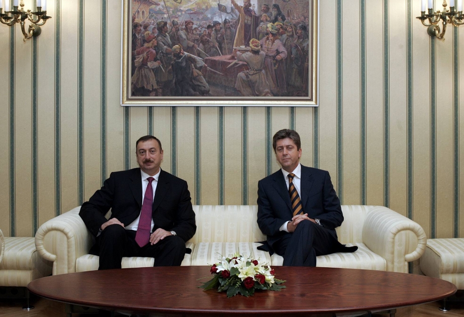 AZƏRBAYCAN PREZİDENTİ İLHAM ƏLİYEVİN VƏ BOLQARISTAN PREZİDENTİ GEORGİ PIRVANOVUN TƏKBƏTƏK GÖRÜŞÜ