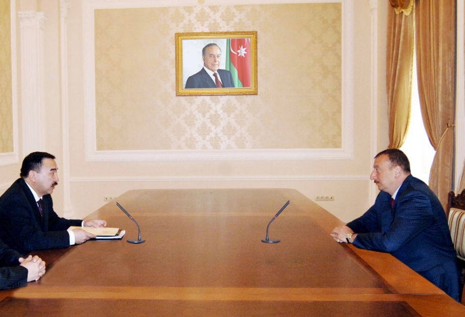 AZƏRBAYCAN PREZİDENTİ İLHAM ƏLİYEV QAZAXISTAN XARİCİ İŞLƏR NAZİRİNİN MÜAVİNİ NURLAN ONJANOVU QƏBUL ETMİŞDİR