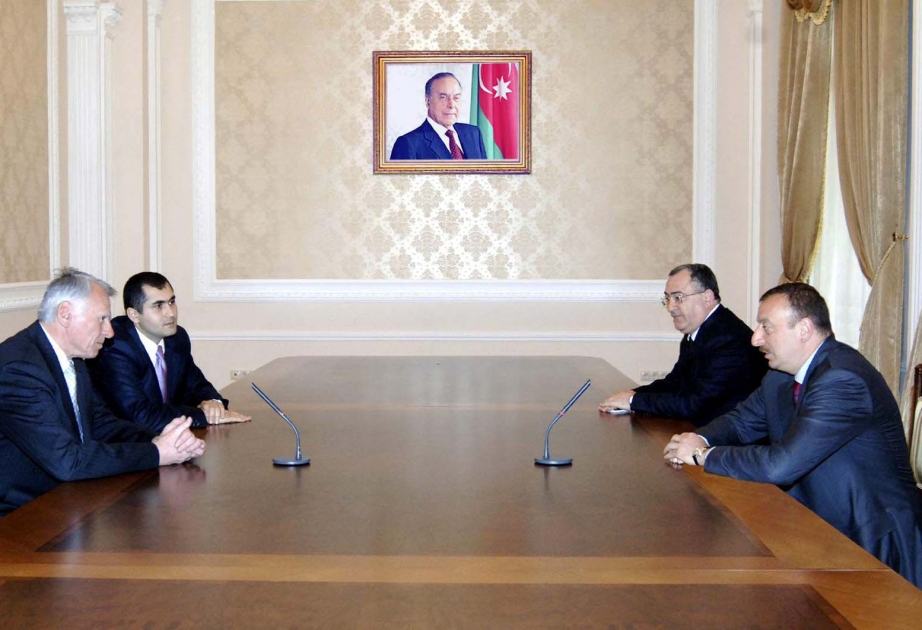 AZƏRBAYCAN PREZİDENTİ İLHAM ƏLİYEV AVSTRİYA ALİ MƏHKƏMƏSİNİN SƏDRİ İOHANN JEŞUTU QƏBUL ETMİŞDİR