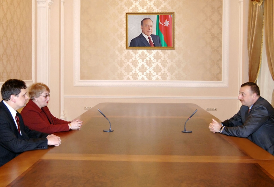 AZƏRBAYCAN PREZİDENTİ İLHAM ƏLİYEV LİTVA PREZİDENTİNİN MÜŞAVİRİ XANIM HALİNA KOBESKAYTENİ QƏBUL ETMİŞDİR