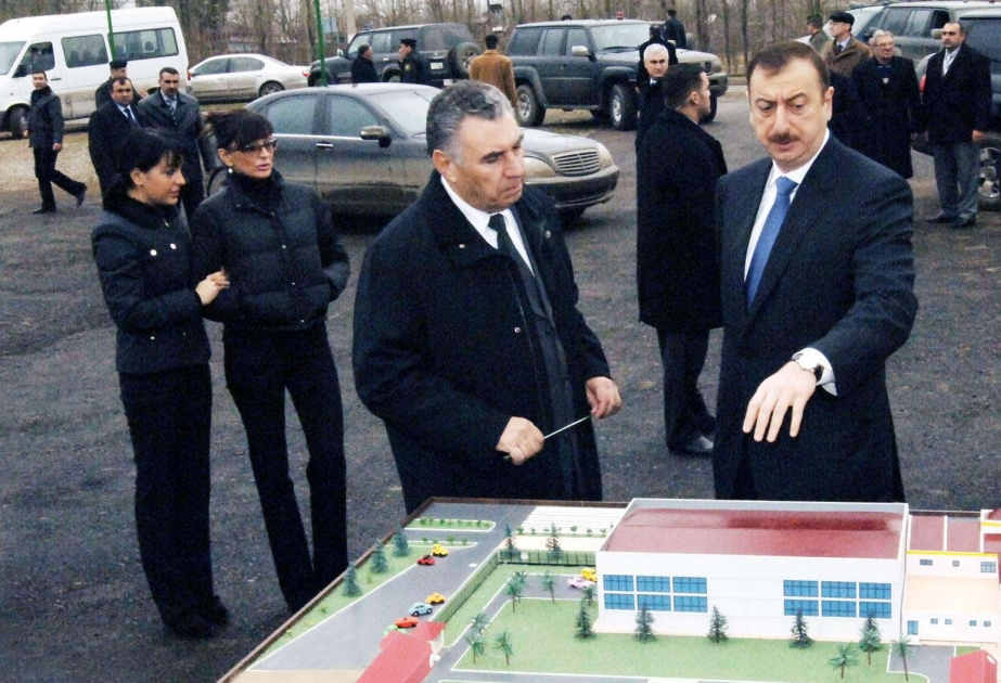 QUZANLI OLİMPİYA İDMAN KOMPLEKSİNİN TƏMƏLİNİN QOYULMASI MƏRASİMİ