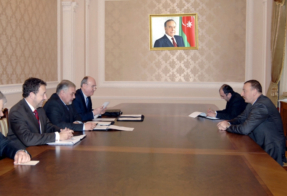 AZƏRBAYCAN PREZİDENTİ İLHAM ƏLİYEV ATƏT-İN MİNSK QRUPUNUN HƏMSƏDRLƏRİNİ QƏBUL ETMİŞDİR