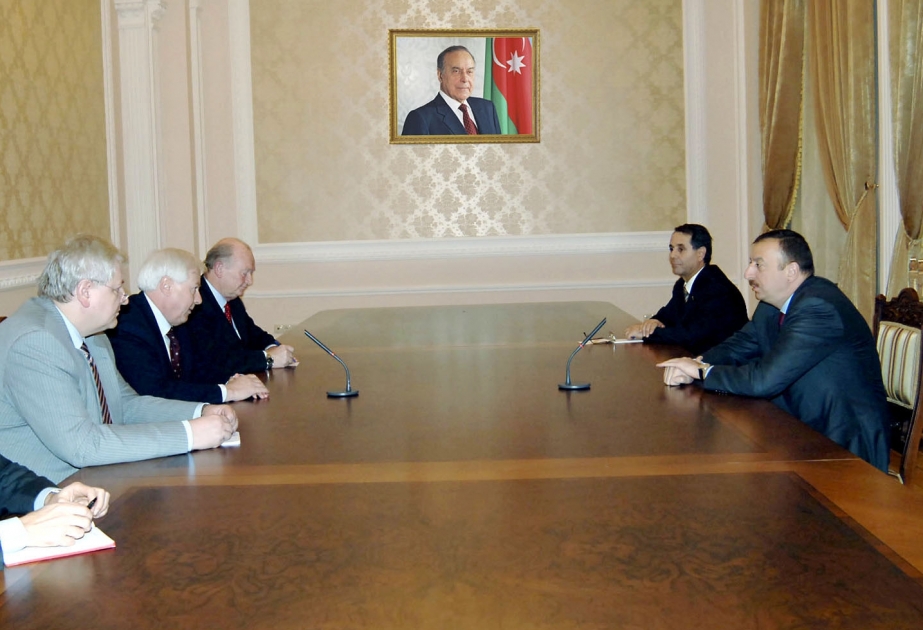 AZƏRBAYCAN PREZİDENTİ İLHAM ƏLİYEV AVROPA İTTİFAQININ CƏNUBİ QAFQAZ ÜZRƏ NÜMAYƏNDƏSİ HEYKİ TALVİTİYENİ QƏBUL ETMİŞDİR